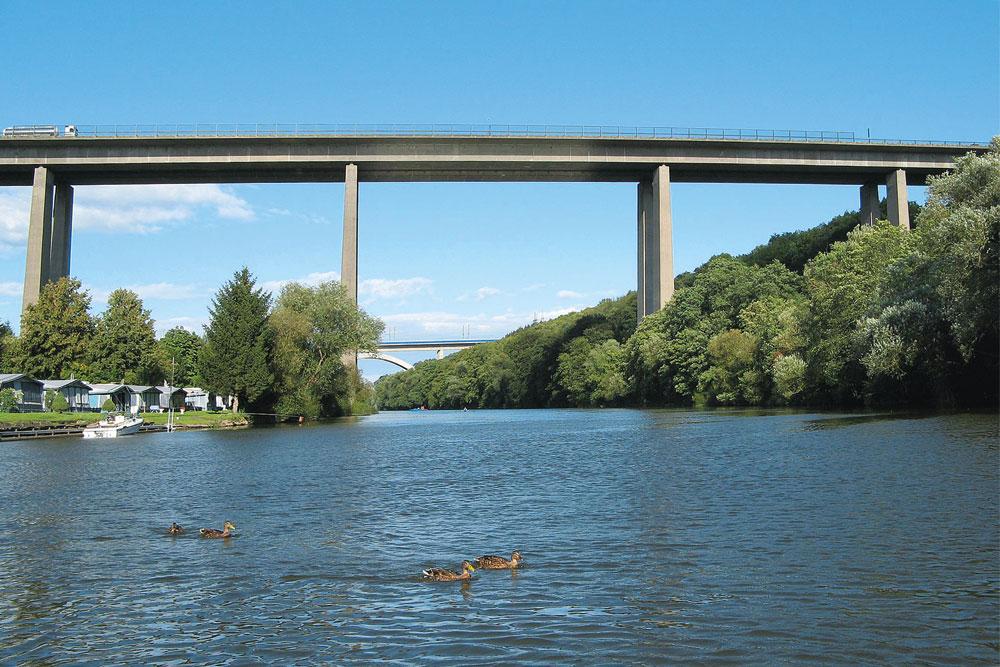 Lahntalbrücke im Jahr 2007
