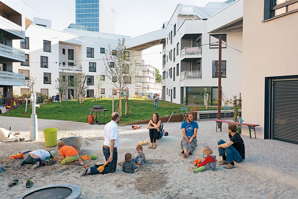 Wohnanlage »wagnisART« in München, 2016
Architekten: Arge bogevischs buero und Shag
Schindler Hable Architekten