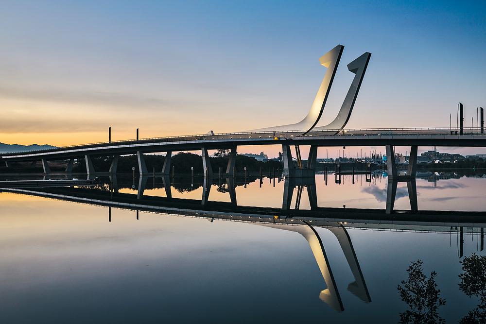 Te Matau ā Pohe Bridge, Whangarei 2013, Arch.: Knight Architects, Tragwerkspl.: Peters & Cheung, Eadon, Northern Civil, Speirs & Major
