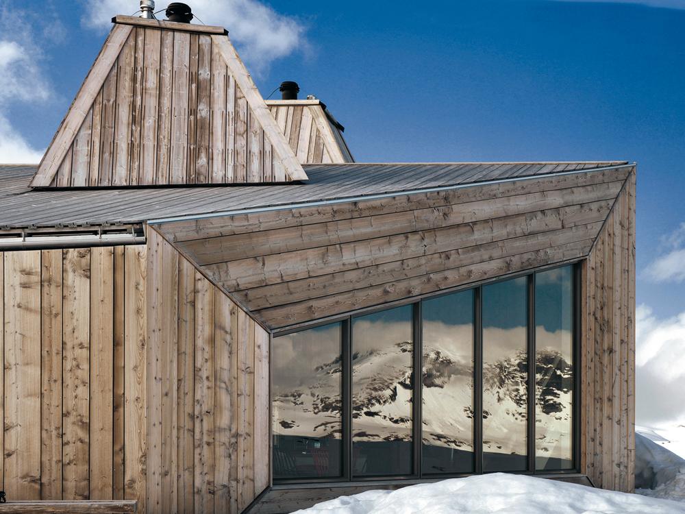 Trekkinghütte im Okstindan-Massiv