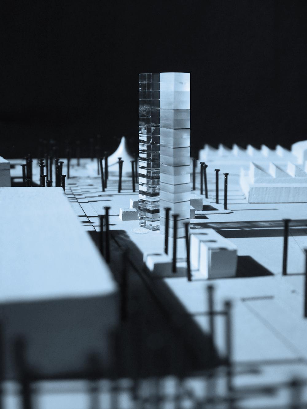 Adaptives Hochhaus, das im Rahmen des SFB 1244 realisiert werden wird