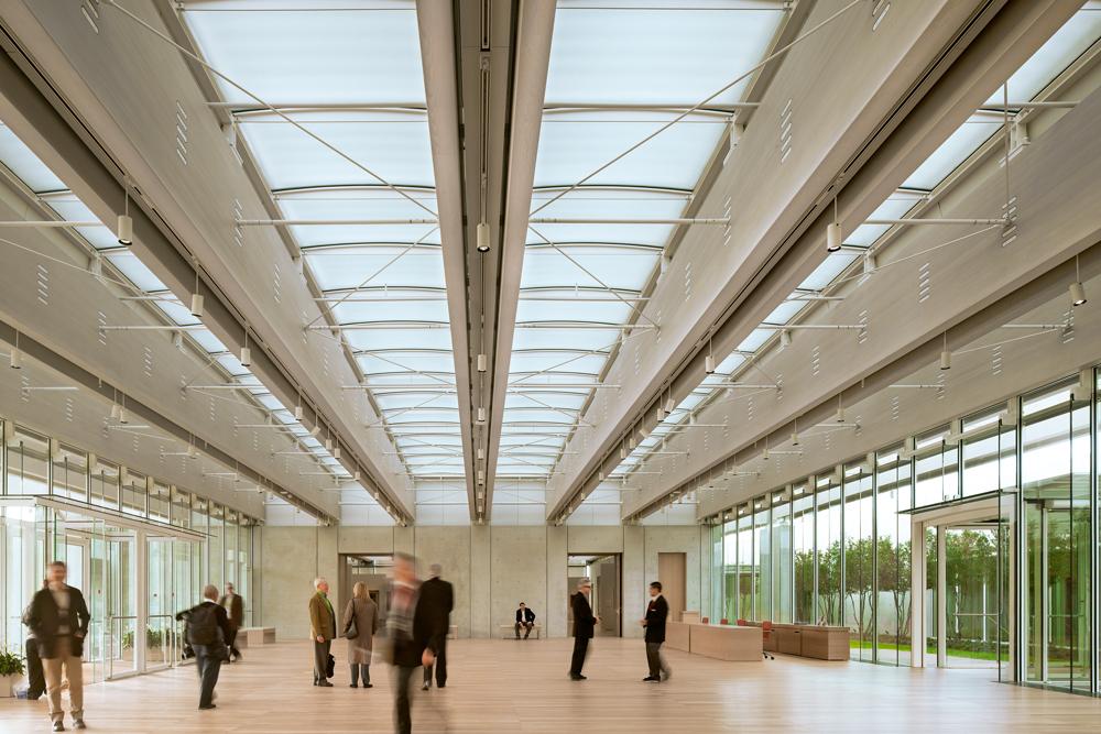 Kimbell Art Museum Erweiterung, Fort Worth, Texas, 2013; Architekten: Renzo Piano Building Workshop