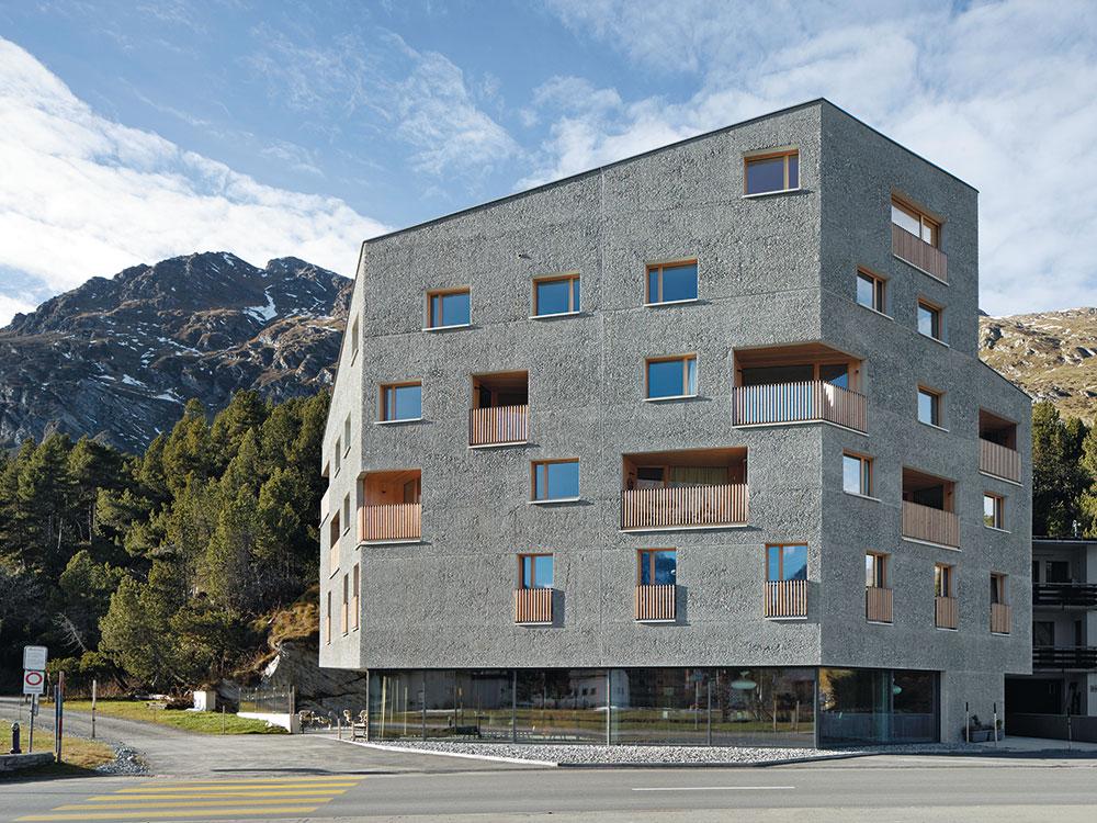 Hotel mit Apartments in Maloja