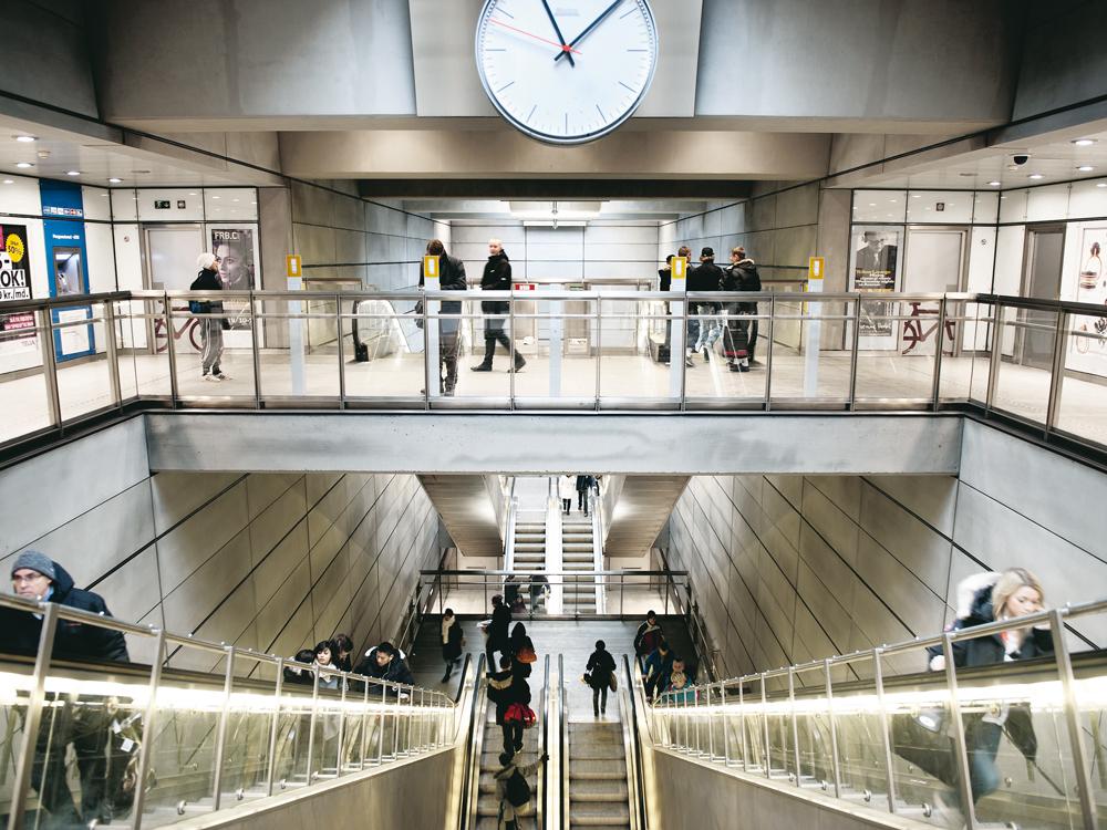 The open design of the new metro stations is based on the existing.