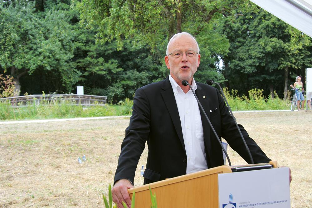 Titelverleihung „Historisches Wahrzeichen der Ingenieurbaukunst in Deutschland“ an denLudwig-Donau-Main-Kanal im Juli 2018