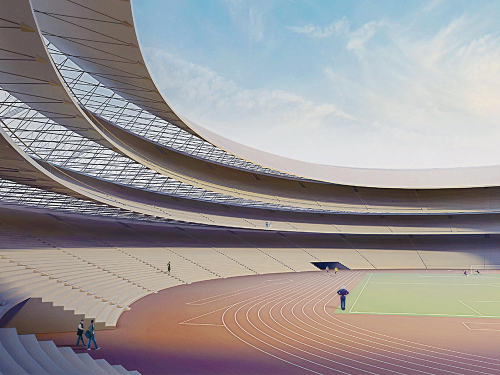 Entwurf Olympiastadion 2020 in Tokio (P. D’Acunto, L. Ingold, P. O. Ohlbrock)