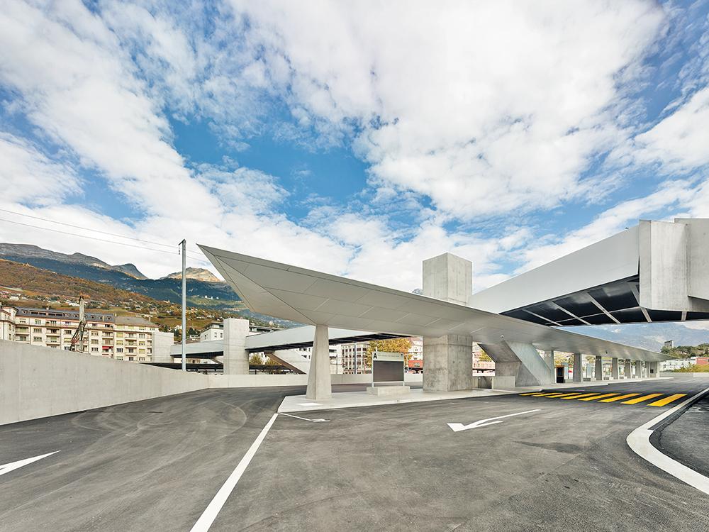 Südbahnhof in Sierre