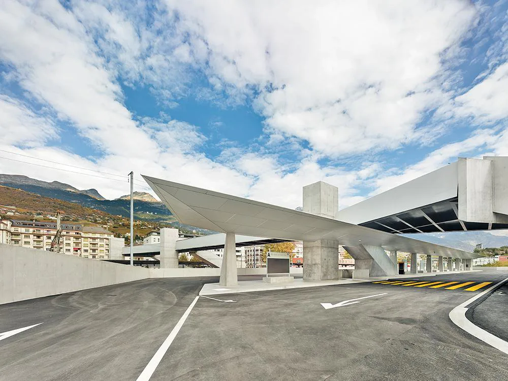 Südbahnhof in Sierre