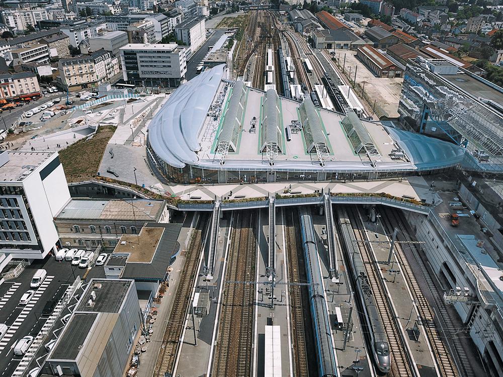 Prozess: Hauptbahnhof in Rennes