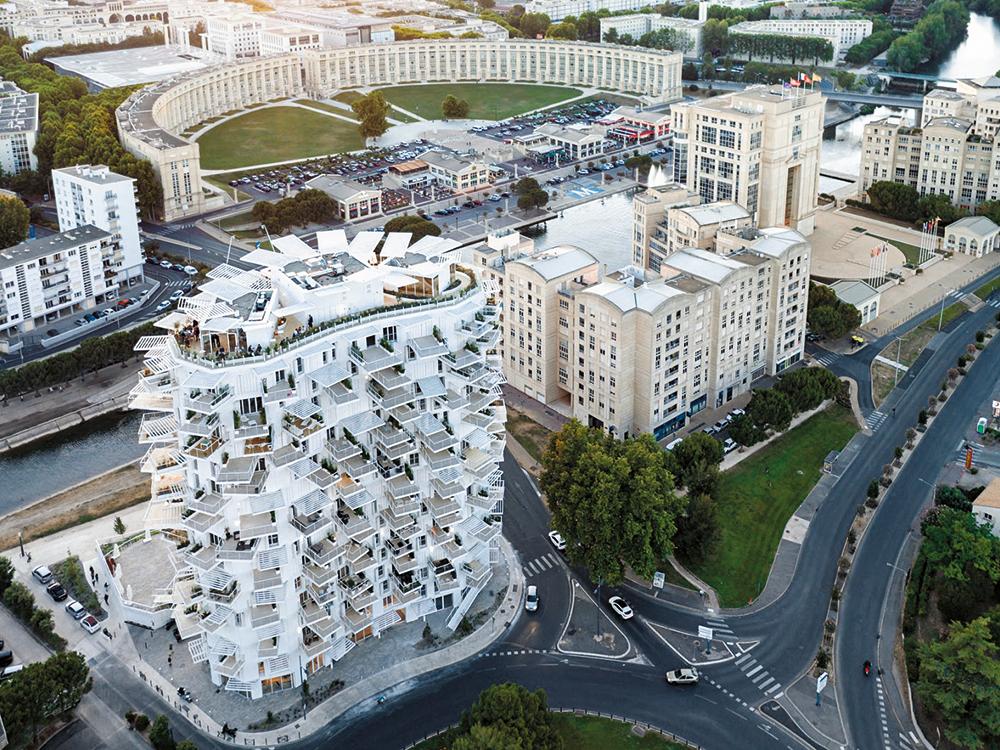 Wohnhochhaus L’ Arbre Blanc in Montpellier