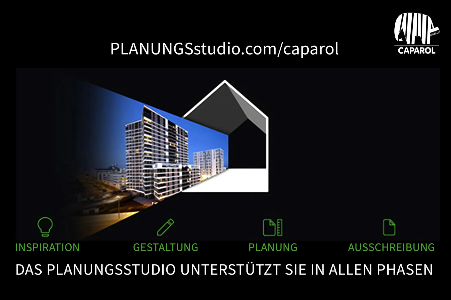 Das PLANUNGSstudio unterstützt Architekten in allen Phasen