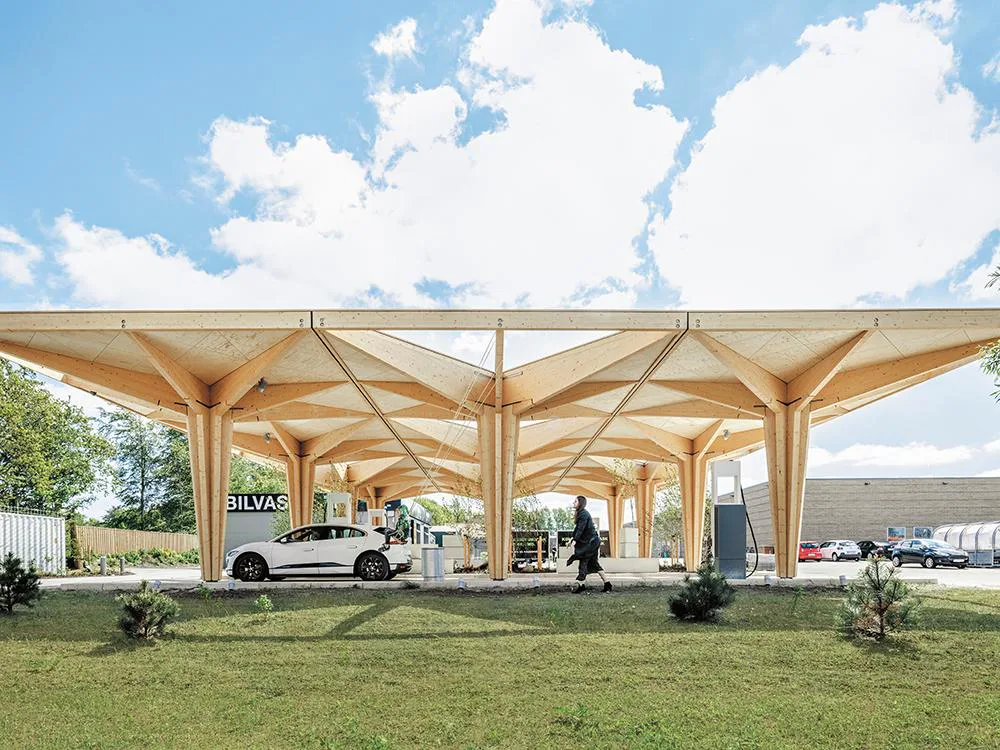 Elektrotankstelle in Fredericia