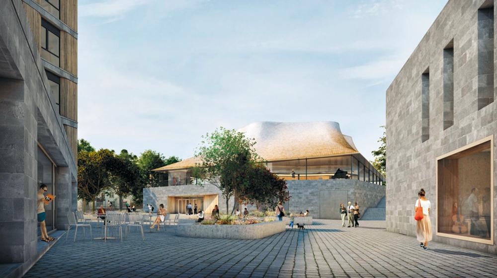 Beim Kammermusiksaal in Kronberg arbeiten Staab Architekten mit einer durchgängigen digitalen Prozesskette. Die gestalterische Freiheit ist dadurch nicht eingeschränkt.