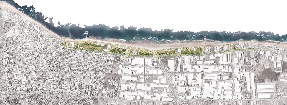 Die Neuplanung des Büros für die Corniche Ain Sebaa in Casablanca.