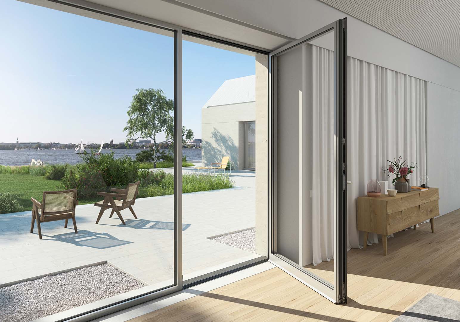 Schüco Lösungen für barrierefreie Fenster und Türen