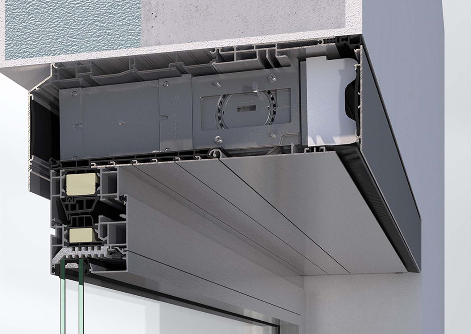 Schüco VentoTherm Twist ist in seiner Größe und seinem benötigtem Volumensstrom bis zu 140 m³/h skalierbar.