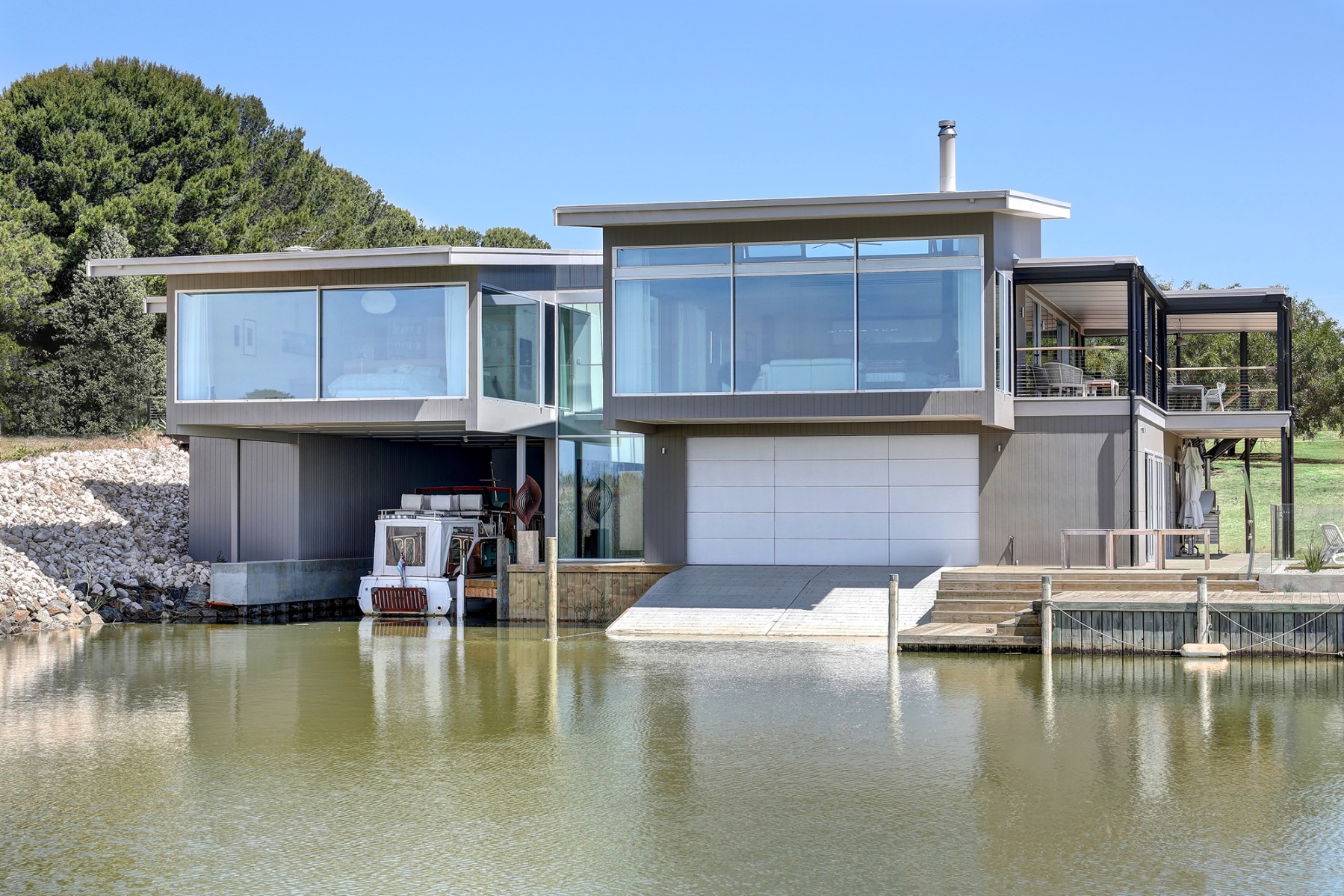 Wohnhaus auf Hindmarsh Island von Tim Evans Architecture