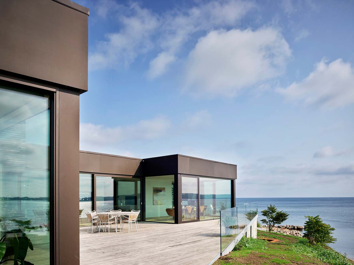 Unverstellter Meeresblick:  Villa Tarpgaard in Fredericia