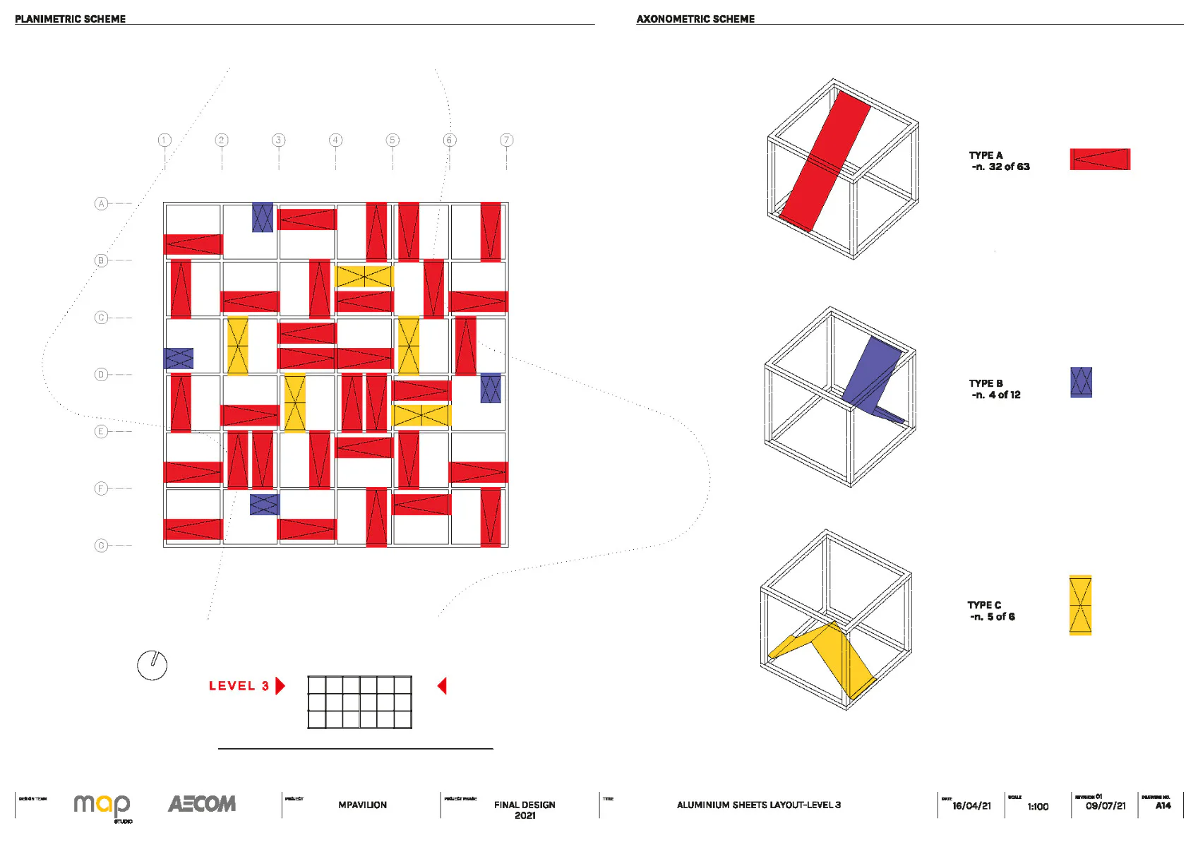 Spiegel Paneele und Module Diagramm, Grafik
