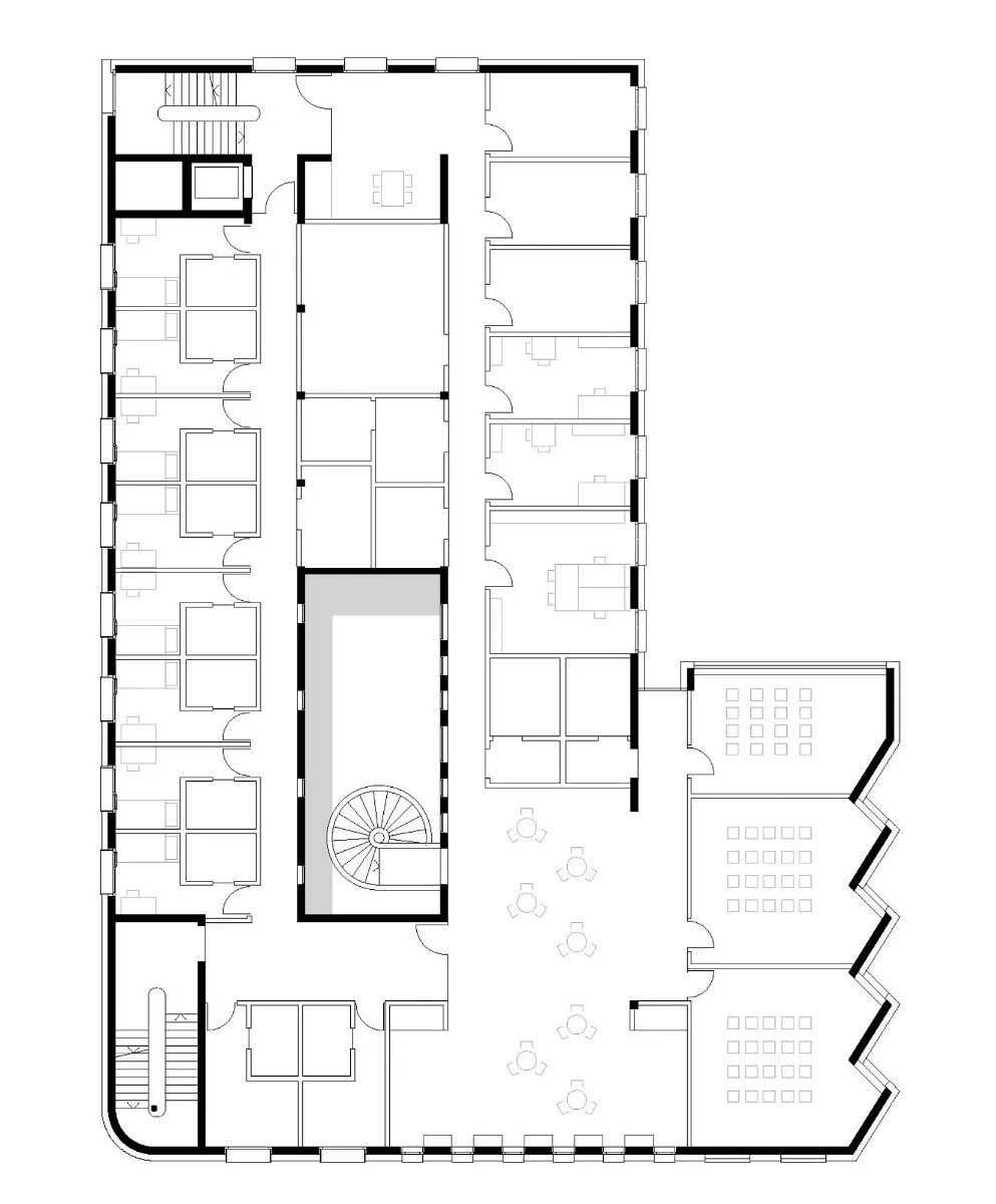 Grundriss EG, Grafik
