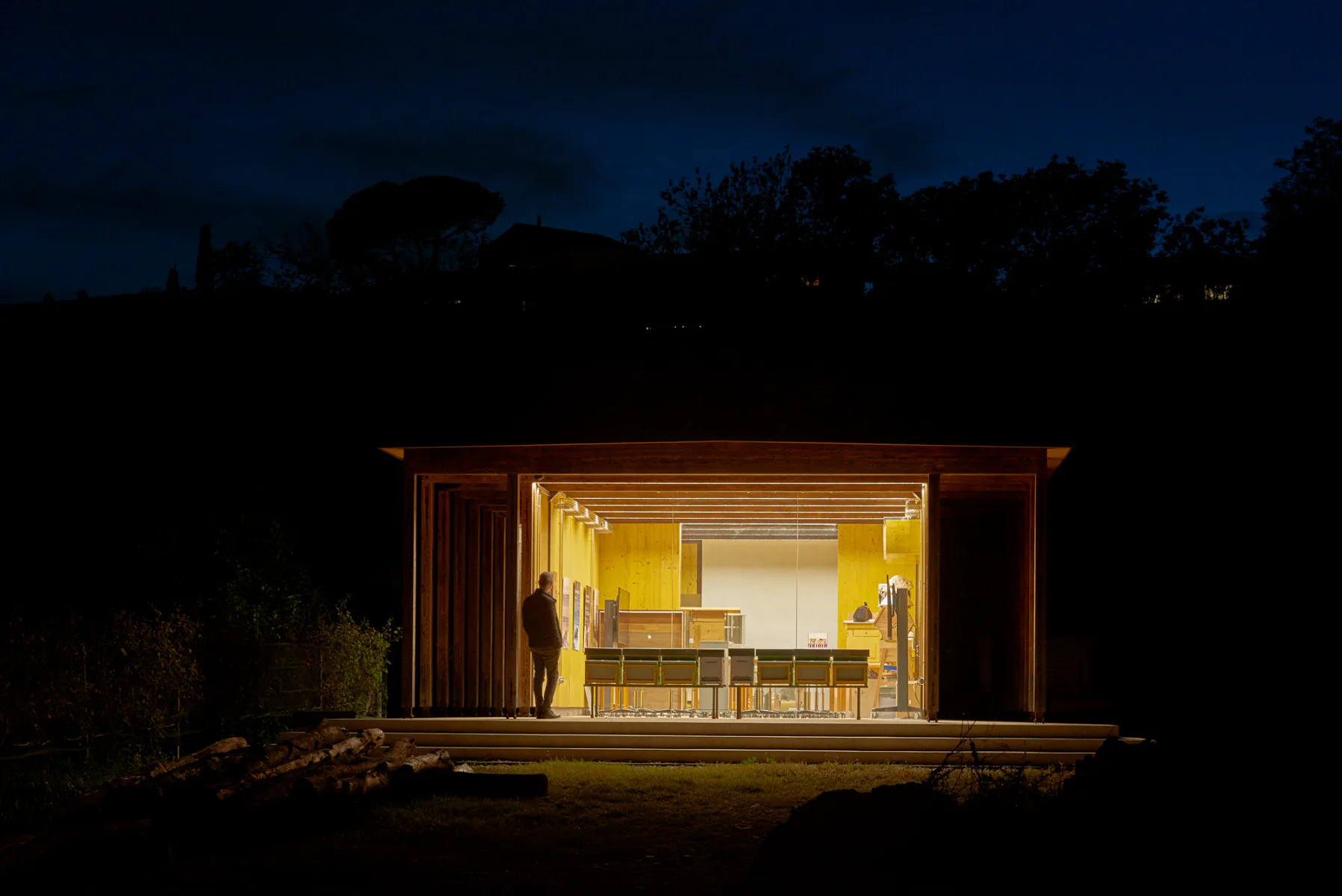 Casa dell'Ape bei Nacht