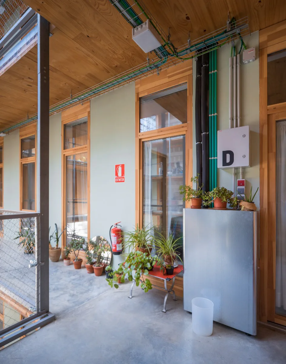 Genossenschaftsbau La Borda in Barcelona