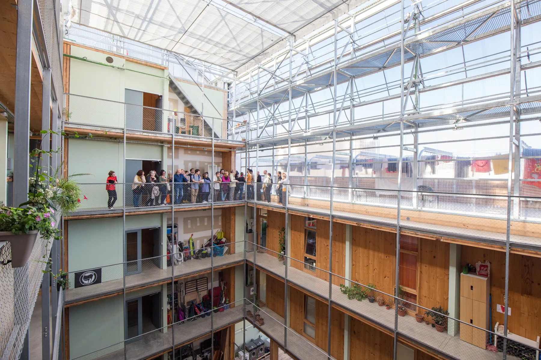 Genossenschaftsbau La Borda in Barcelona