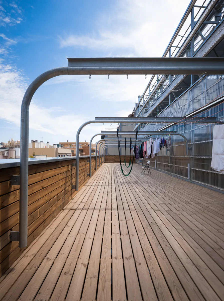 Genossenschaftsbau La Borda in Barcelona