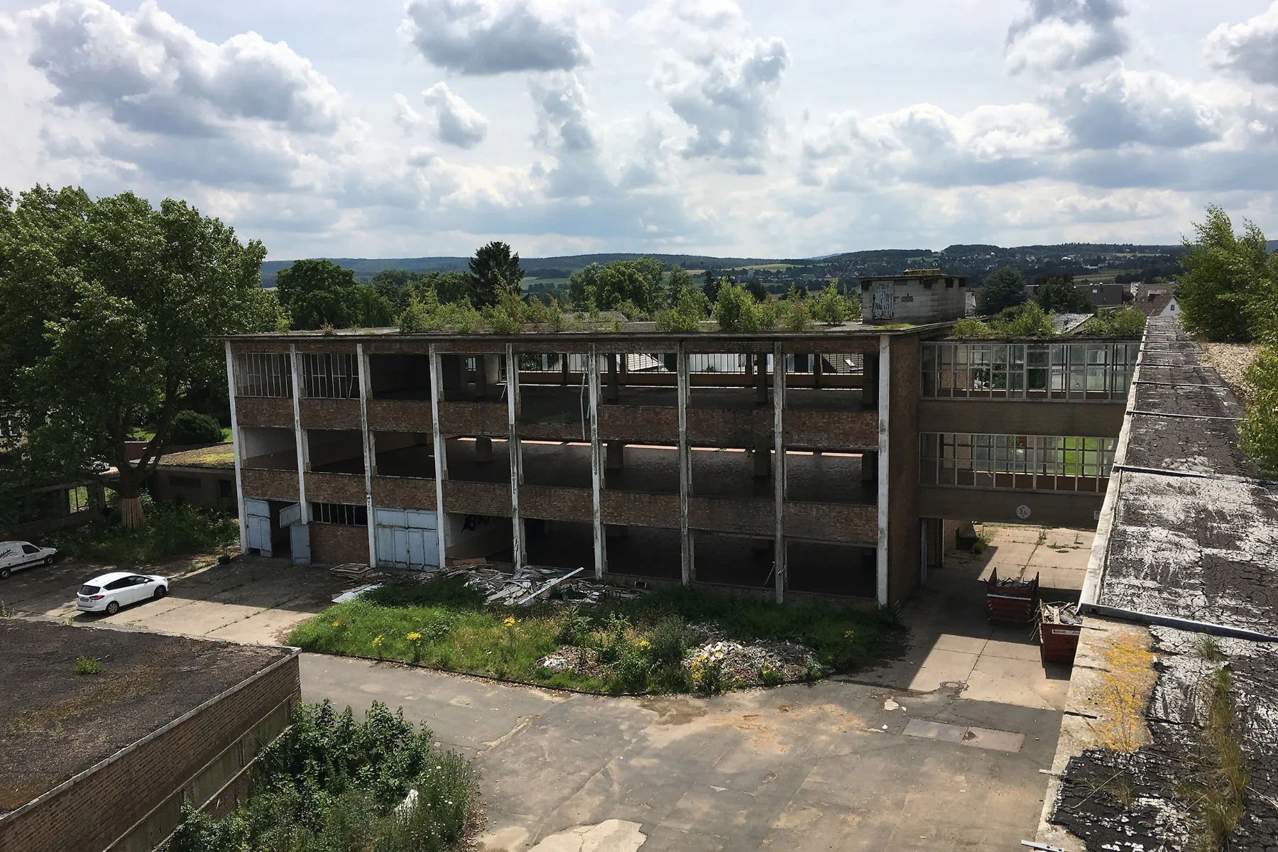 Das Areal vor der Sanierung.