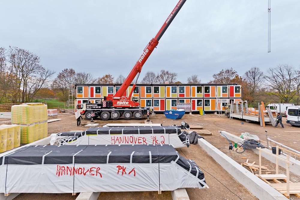 Flüchtlingsunterkunft in Hannover