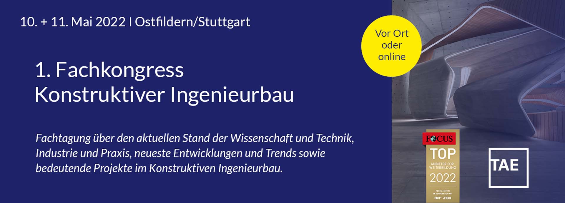 1. Fachkongress Konstruktiver Ingenieurbau