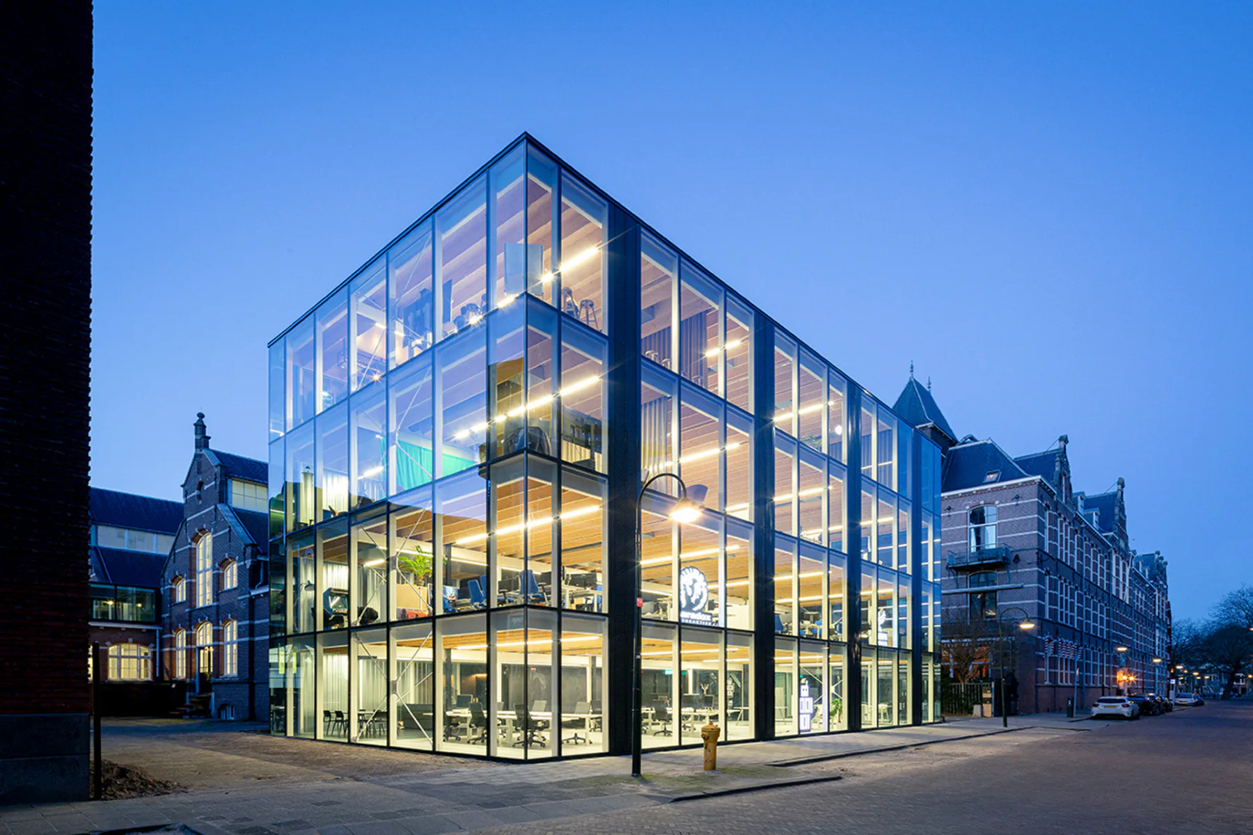 Demontierbares Bürogebäude