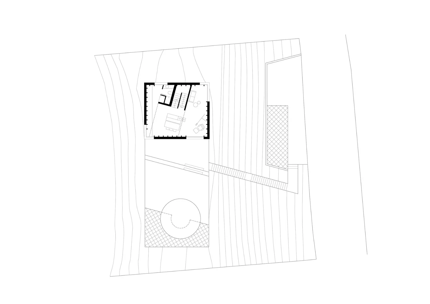 Grundriss OG, Grafik
