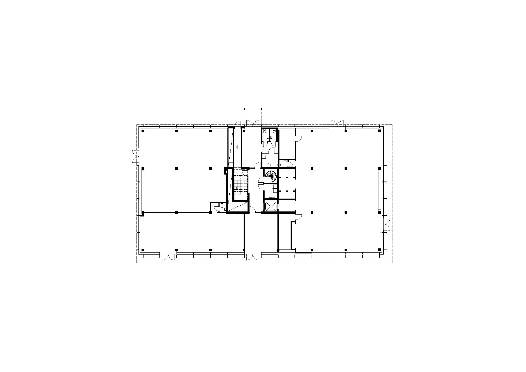 Grundriss EG Gewerbe, Grafik