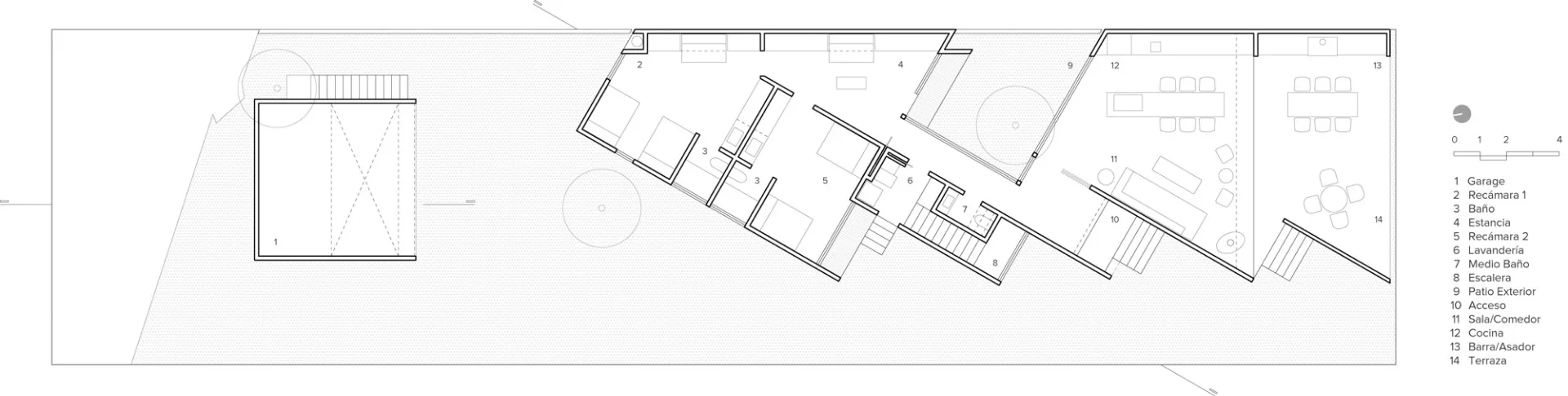 Grundriss EG, Grafik