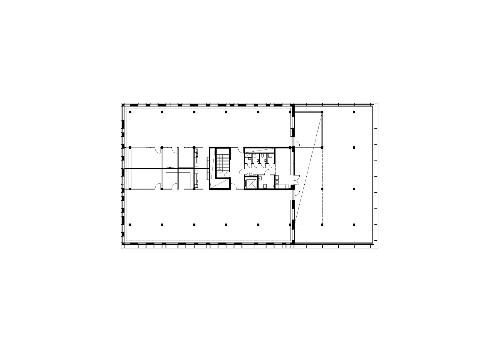 Grundriss Dachgeschoss, Grafik