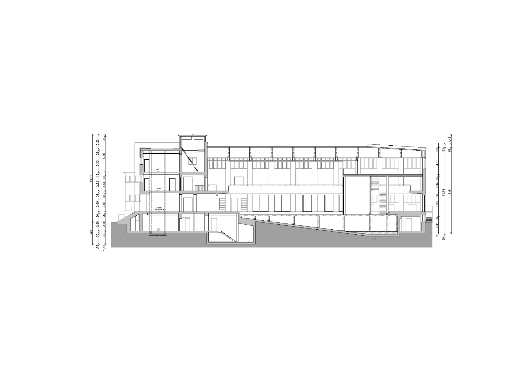Längsschnitt, Grafik