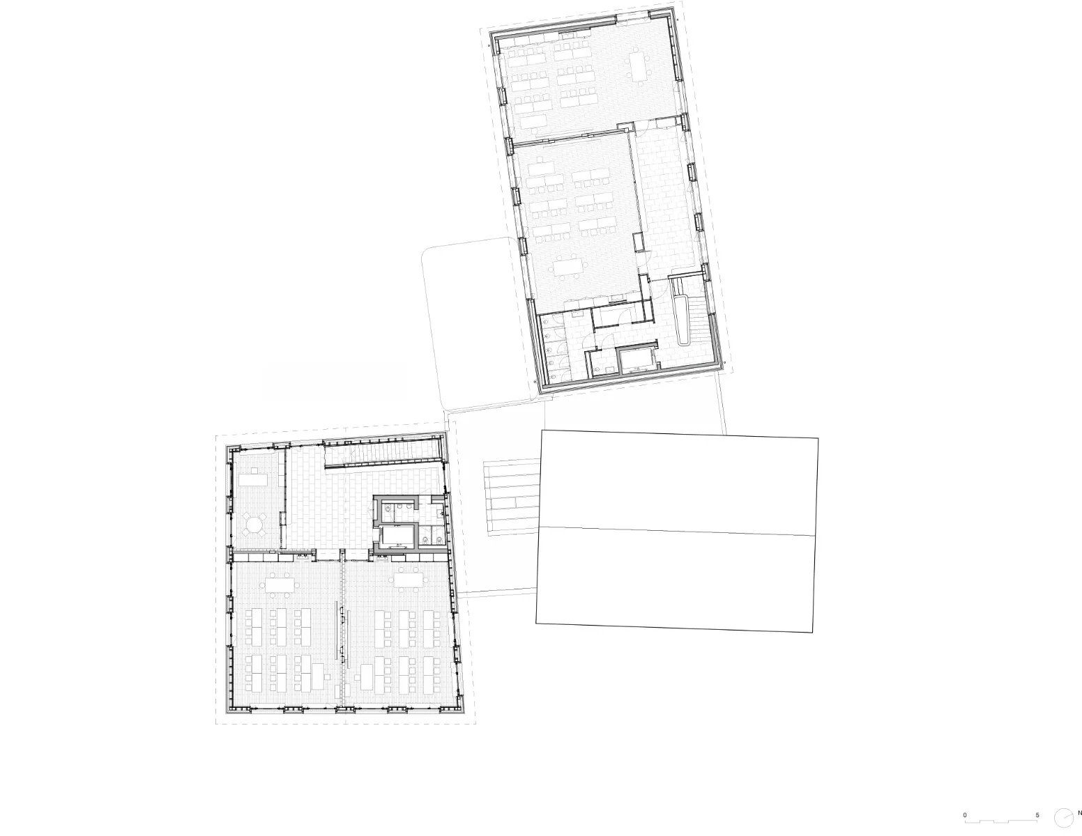 Grundriss zweites Obergeschoss, Grafik