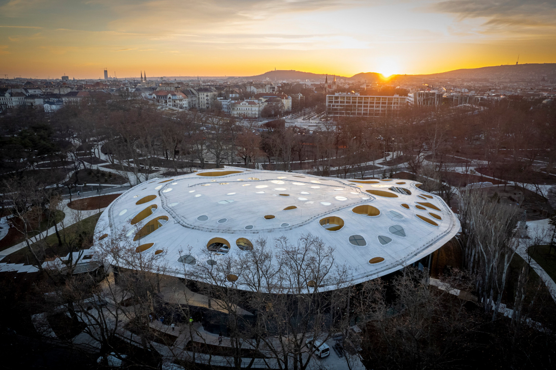 House of Music von Sou Fujimoto in Budapest