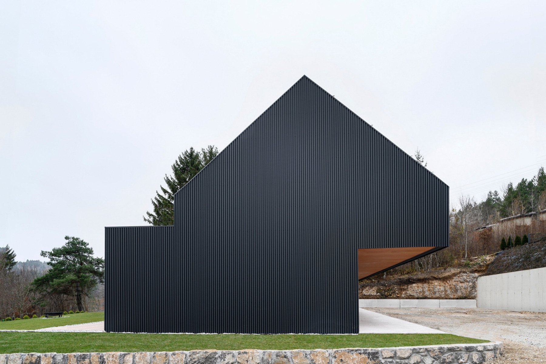 Minimalistisches Einfamilienhaus in Slowenien