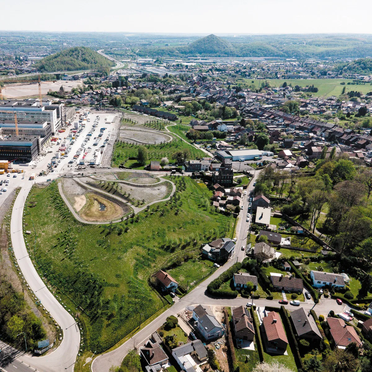 Charleroi Grand Hopital landscape design, Charleroi by Bureau Bas Smets