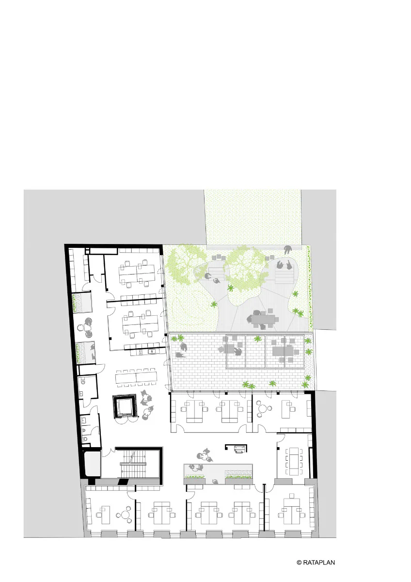 Grundriss 2. OG, Grafik