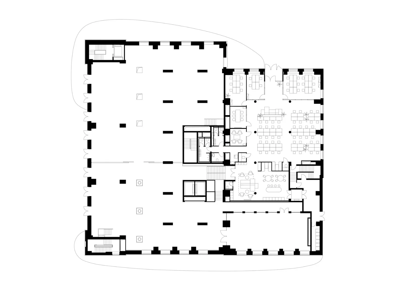 Grundriss 1. OG, Grafik
