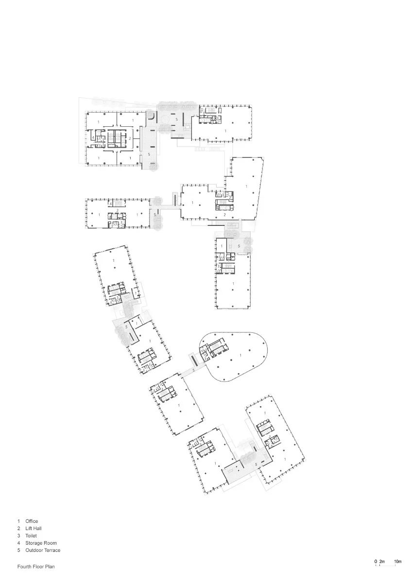 Grundriss 4. OG, Grafik