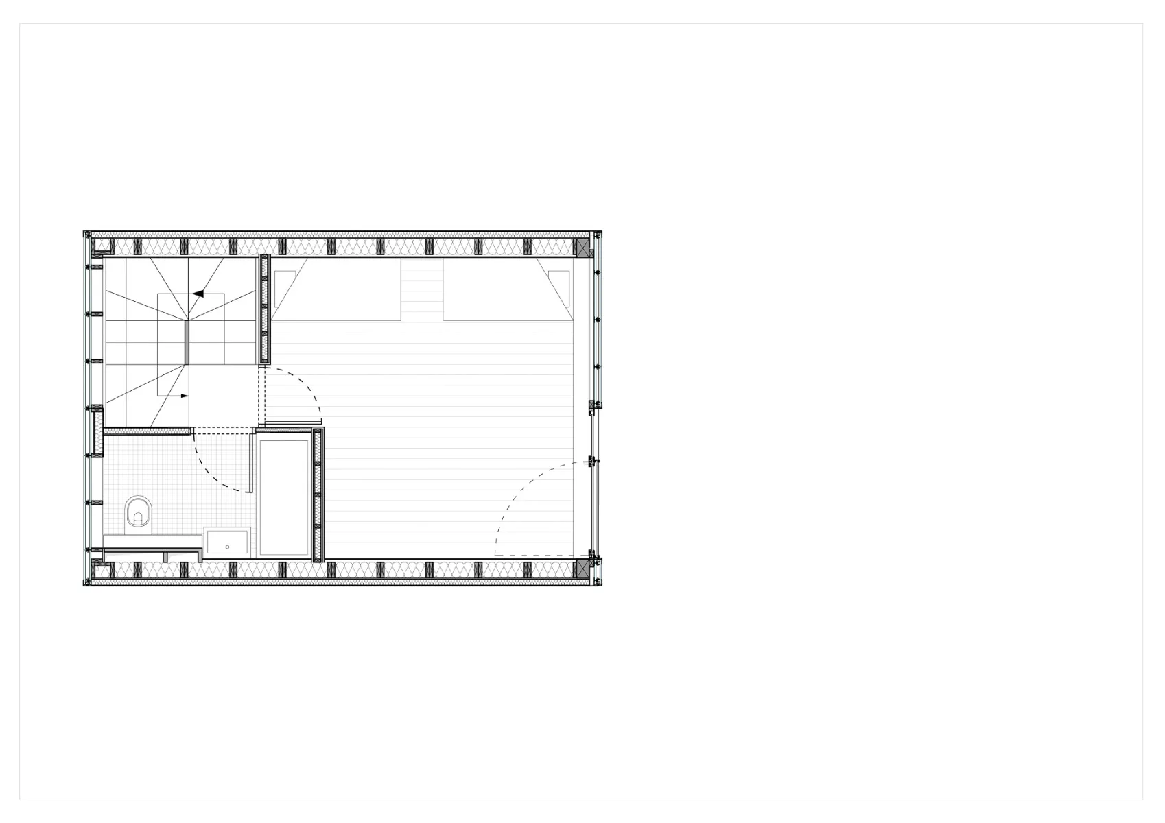 Grundriss drittes Obergeschoss, Grafik