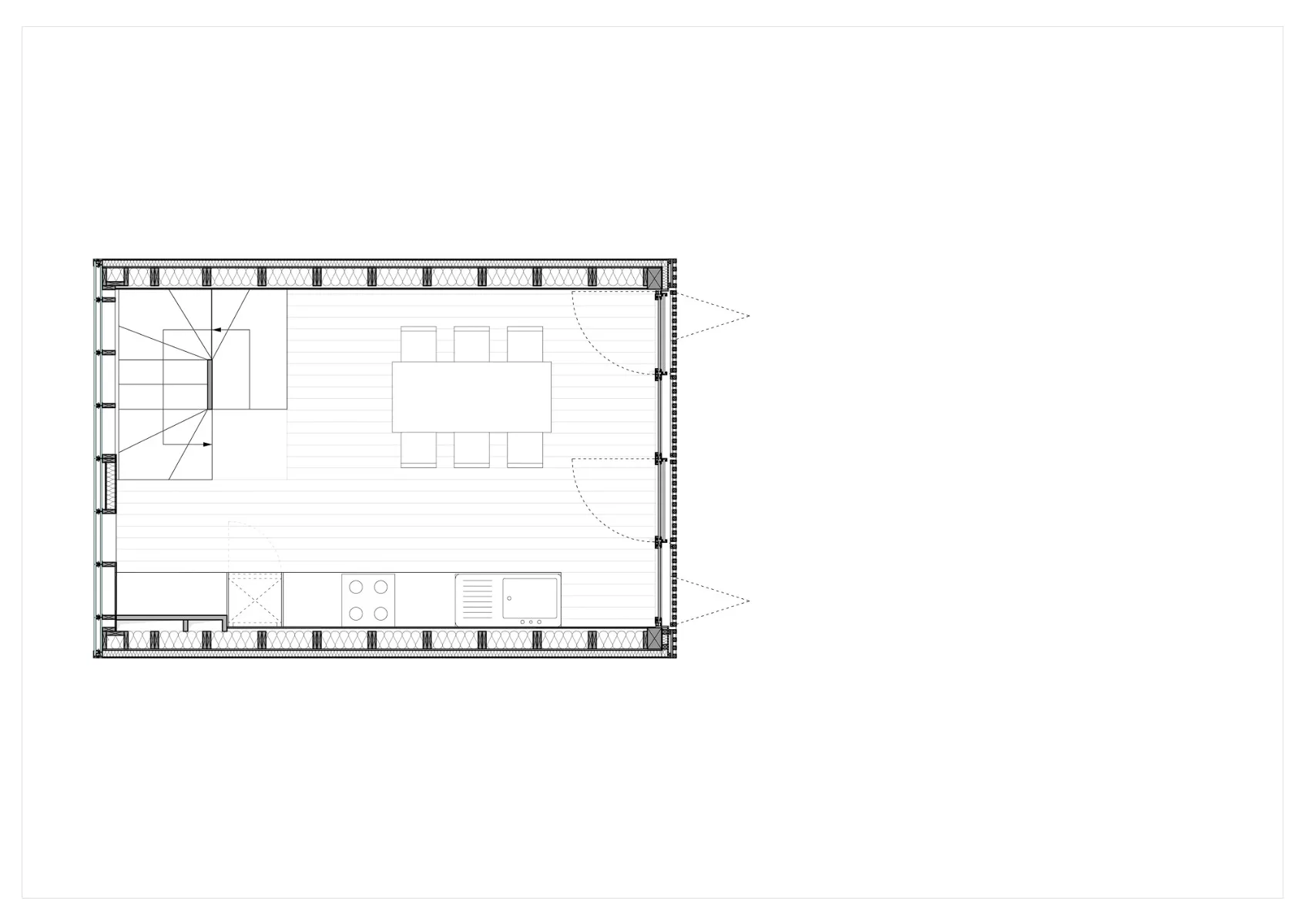 Grundriss viertes Obergeschoss, Grafik