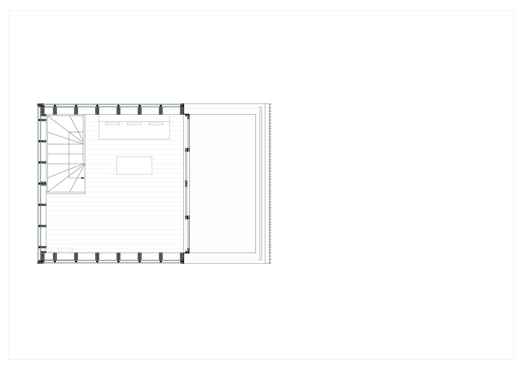 Grundriss fünftes Obergeschoss, Grafik