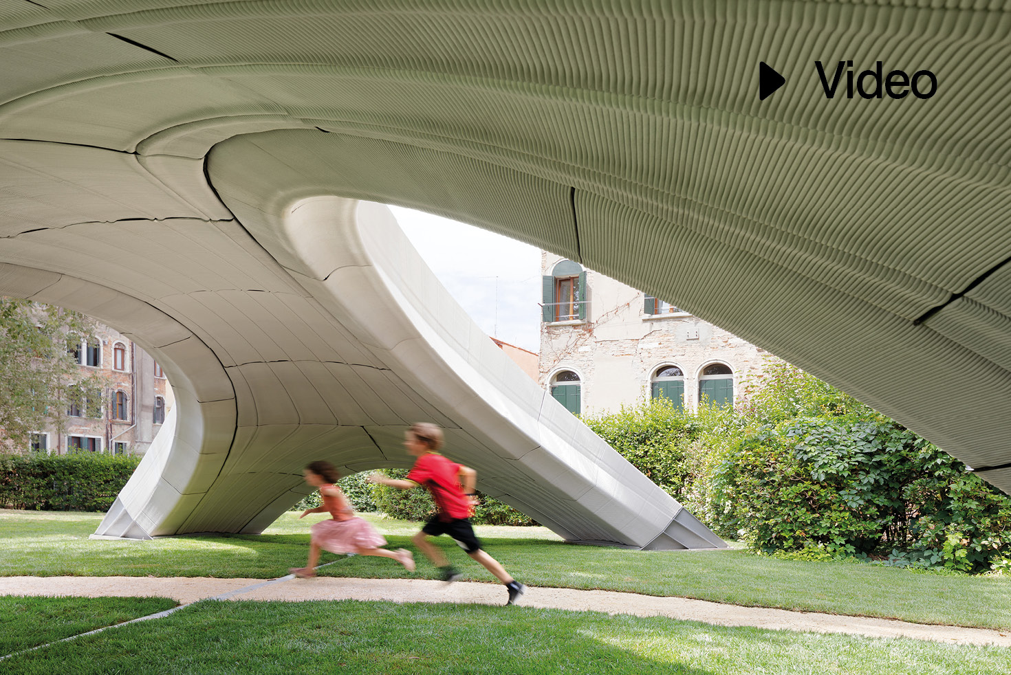 Striatus - eine Brücke aus 3D-gedrucktem Beton