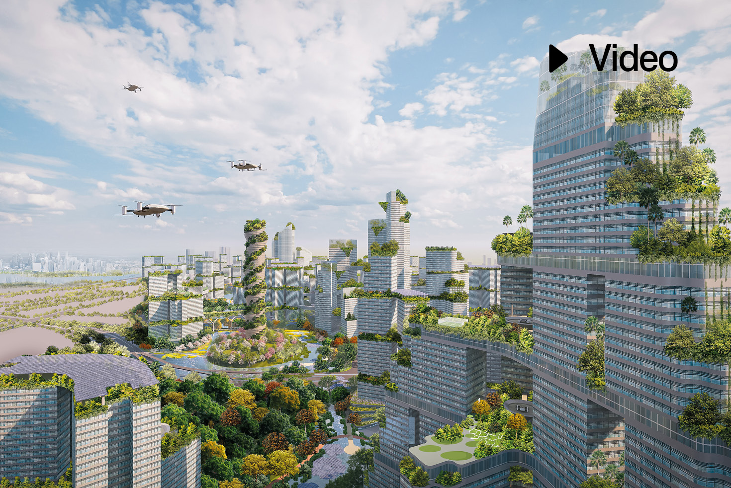 Woha architects Vision für Singapur im Jahr 2100