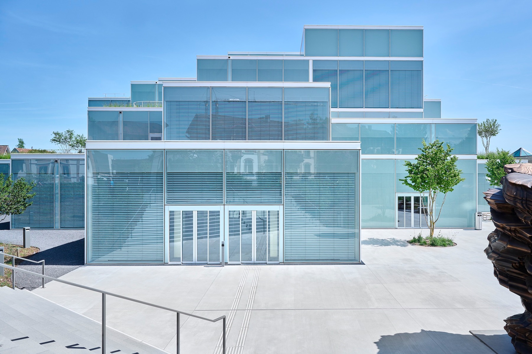 Doppelhautfassade am Square in St. Gallen